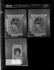 Re-photos of female portraits (3 Negatives), December 9-10, 1965 [Sleeve 42, Folder c, Box 38]